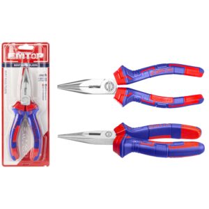 Pinza De Punta 1/2 Caña 200Mm (8") Ac.carbono Emtop Eplrl0811